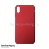 Чехол Silicone Case для iPhone XS MAX (красный) №2 ORIG Завод
