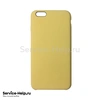 Чехол Silicone Case для iPhone 6 Plus / 6S Plus (жёлтый) №14 ORIG Завод