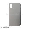 Чехол Silicone Case для iPhone XS MAX (серый камень) №10 COPY AAA+