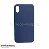 Чехол Silicone Case для iPhone XR (синяя сталь) №57 COPY AAA+