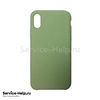 Чехол Silicone Case для iPhone X / XS (зелёная мята) №1 COPY AAA+
