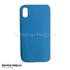 Чехол Silicone Case для iPhone X / XS (голубой) №16 COPY AAA+