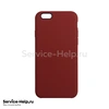 Чехол Silicone Case для iPhone 6 / 6S (тёмно-красный) №33 COPY AAA+