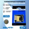 Керамические тормозные колодки Sanjenik CE-04 для велосипедов и электросамокатов