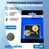 Керамические тормозные колодки Sanjenik CE-06 для велосипедов и электросамокатов