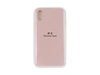 Накладка Vixion для iPhone X (розовый)