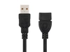 Удлинитель VIXION CAB43 USB 2.0 (M) - USB 2.0 (F) 1.5m (черный)