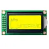 Символьный LCD дисплей 0802 8x2 с желтой подсветкой