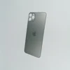 Заднее стекло корпуса iPhone 11 Pro Max Black EU (увеличенное отверстие под камеру)