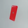 Заднее стекло корпуса iPhone  SE 2020 Red USA (увеличеннон отверстие под камеру)