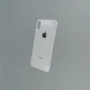 Заднее стекло корпуса iPhone  X  White USA (увеличенное отверстие под камеру)