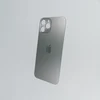 Заднее стекло корпуса iPhone 12 Pro Max Graphite (увеличенное отверстие под камеру)