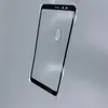 Стекло для переклейки к Samsung A8 Plus Black (имитация Original)