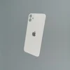 Заднее стекло корпуса iPhone 11  White USA (увеличенное отверстие под камеру)