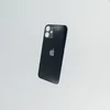 Заднее стекло корпуса iPhone 12mini Black (увеличенное отверстие под камеру)