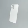 Заднее стекло корпуса iPhone 12 Pro Max White (увеличенное отверстие под камеру)