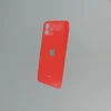Заднее стекло корпуса iPhone 12  Red (увеличенное отверстие под камеру)