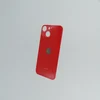 Заднее стекло корпуса iPhone 13mini Red (увеличенное отверстие под камеру)