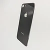 Заднее стекло корпуса iPhone  8  Black USA (увеличенное отверстие под камеру)