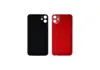 Задняя крышка для iPhone 11 Красный (стекло, широкий вырез под камеру)