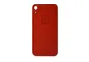 Задняя крышка для iPhone Xr Красный (стекло, широкий вырез под камеру)