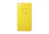 Задняя крышка для iPhone Xr Желтый (стекло, широкий вырез под камеру)