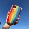 Чехол-накладка [ORG] Soft Touch для Apple iPhone 12 Pro Max (rainbow)