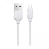 Кабель USB - micro USB Hoco X6 Khaki (100см) (white)