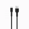 Кабель USB - micro USB Hoco U31 Benay для HTC/Samsung (120 см) (black)