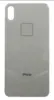 Задняя крышка для iPhone Xs Белый (стекло, широкий вырез под камеру, логотип) - Премиум