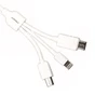Дата-кабель USB для iPhone 5 + MicroUSB + Type-C 3 в 1 (Pisen) AP01-600