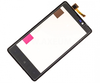 Touch screen (тачскрин) для Nokia Lumia 820 в сборе Черный