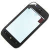 Touch screen (тачскрин) для Nokia Lumia 710 black (черный) с рамкой