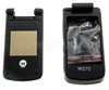 Корпус для Motorola W270 black (черный)