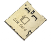 Коннектор SIM Samsung C101/S4 Zoom/OT-6010D/ для Alcatel OT-6030D/OT-6033X/Asus A400CG/Asus FE170CG