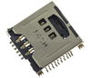 Коннектор SIM+MMC для Samsung S5230/C3010...