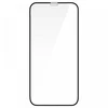 Защитное стекло "Премиум" для iPhone 12 mini Черное (Закалённое+, полное покрытие)