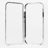 Чехол-накладка 360 Magnetic Glass для Apple iPhone XR (silver)