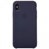 Чехол-накладка Soft Touch для Apple iPhone X/XS (dark blue)