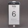 Защитное стекло Full Screen Leather series для Apple iPhone 6/6S (silver) комплект