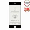 Защитное стекло 3D для Apple iPhone 6 / 6S [изогнутое клеится на весь экран] (черное)
