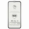 Защитное стекло 3D для Apple iPhone X / XS [изогнутое клеится на весь экран] (черное)