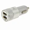 Автомобильное зарядное устройство 2xUSB 2400mA Ainy EB-018Q (серебристое)