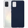 Чехол-накладка силиконовый для Samsung Galaxy A51 A515 (синий) MatteCover