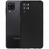 Чехол-накладка силиконовый для Samsung Galaxy A12 A125 / A127 (черный) MatteCover
