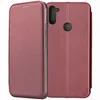 Чехол-книжка для Samsung Galaxy A11 A115 (темно-красный) Fashion Case