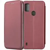 Чехол-книжка для ZTE Blade A51 (темно-красный) Fashion Case