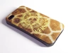 Задняя накладка для iPhone 4/4S &quot;Versace&quot; на шкуре жирафа, силиконовая