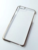 Задняя накладка  &quot;Air Case&quot; для iPhone 6 (4.7) (прозрачная с серыми краями)