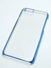 Задняя накладка  &quot;Air Case&quot; для iPhone 6 Plus (5.5) (прозрачная с голубыми краями)